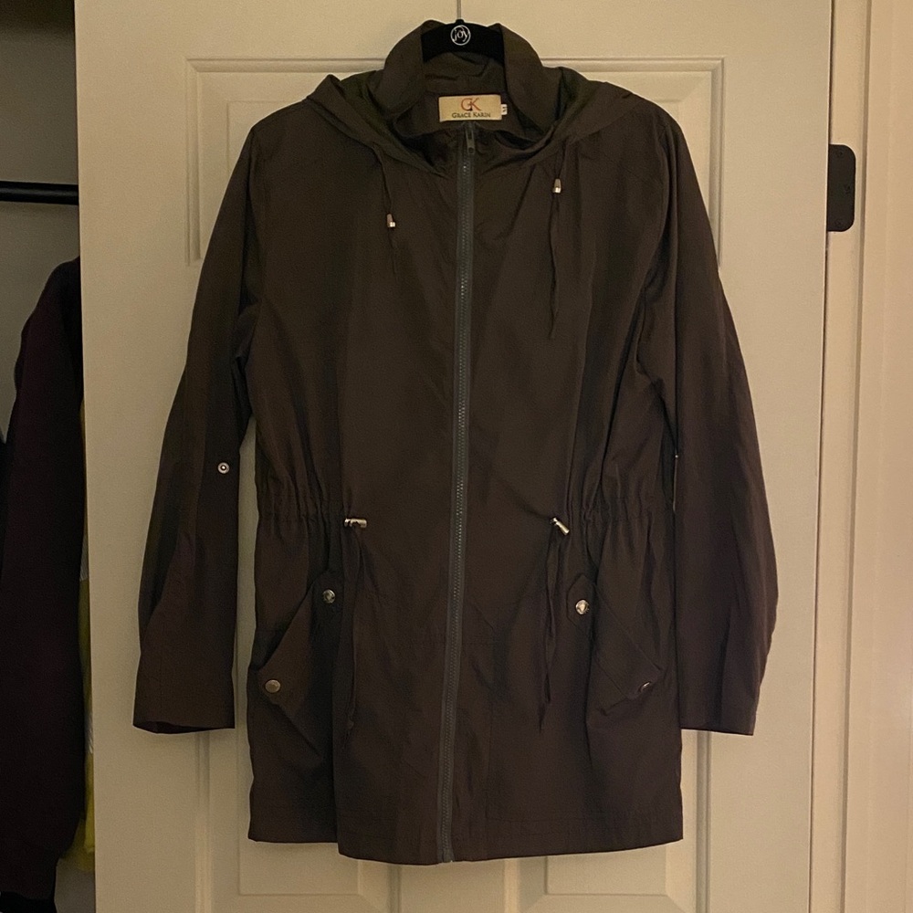Women's Dark Green Utility Jacket